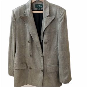 Ralph Lauren Gray Plaid Women's Jacket